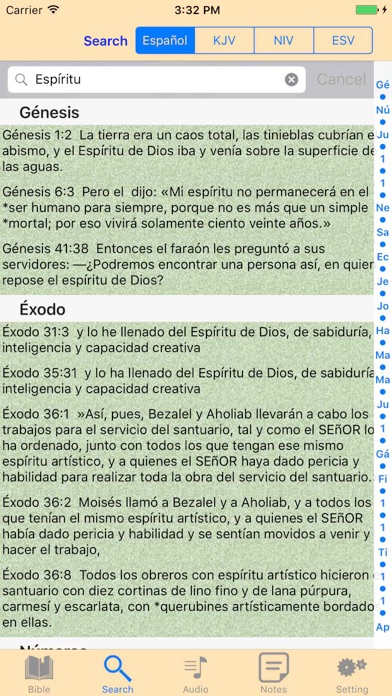 Spanish-English Bilingual Holy Bible screenshot 2