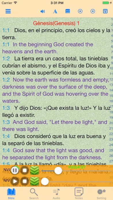Spanish-English Bilingual Holy Bible screenshot 5