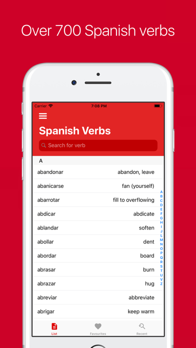 Spanish Verb Conjugator screenshot 2
