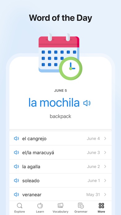 SpanishDictionary.com Learning screenshot 1