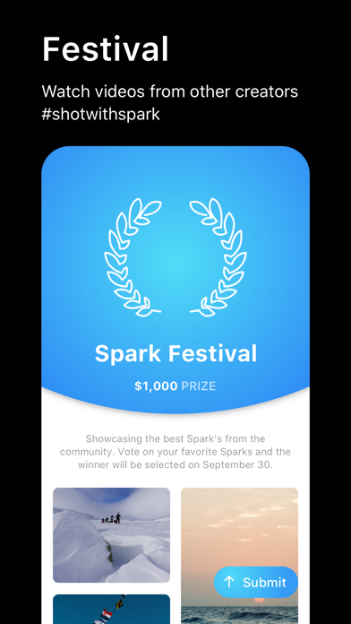 Spark Camera & Video Editor screenshot 1