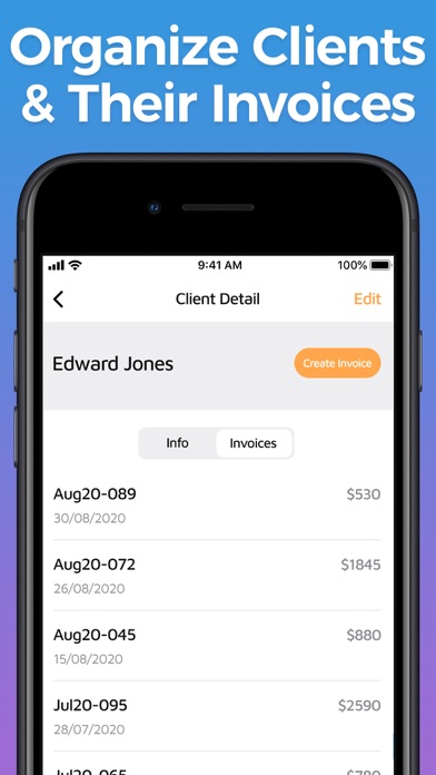Spark: invoice maker app screenshot 1