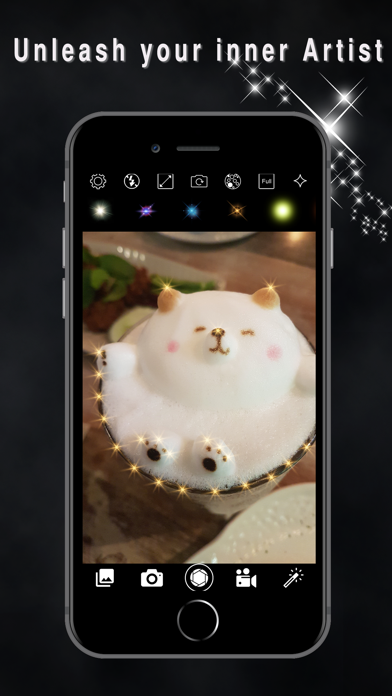 Sparkle effects cam app screenshot 2