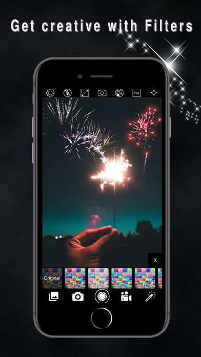 Sparkle effects cam app screenshot 1