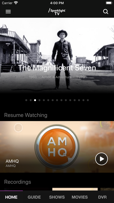Sparklight TV screenshot 1