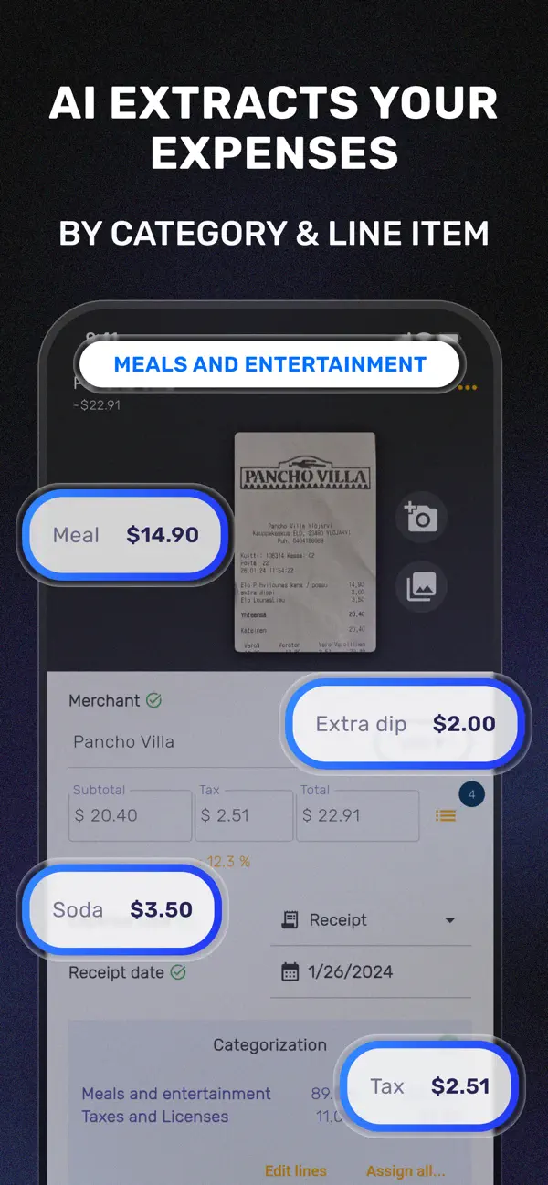 SparkReceipt: Expense Scanner screenshot 4
