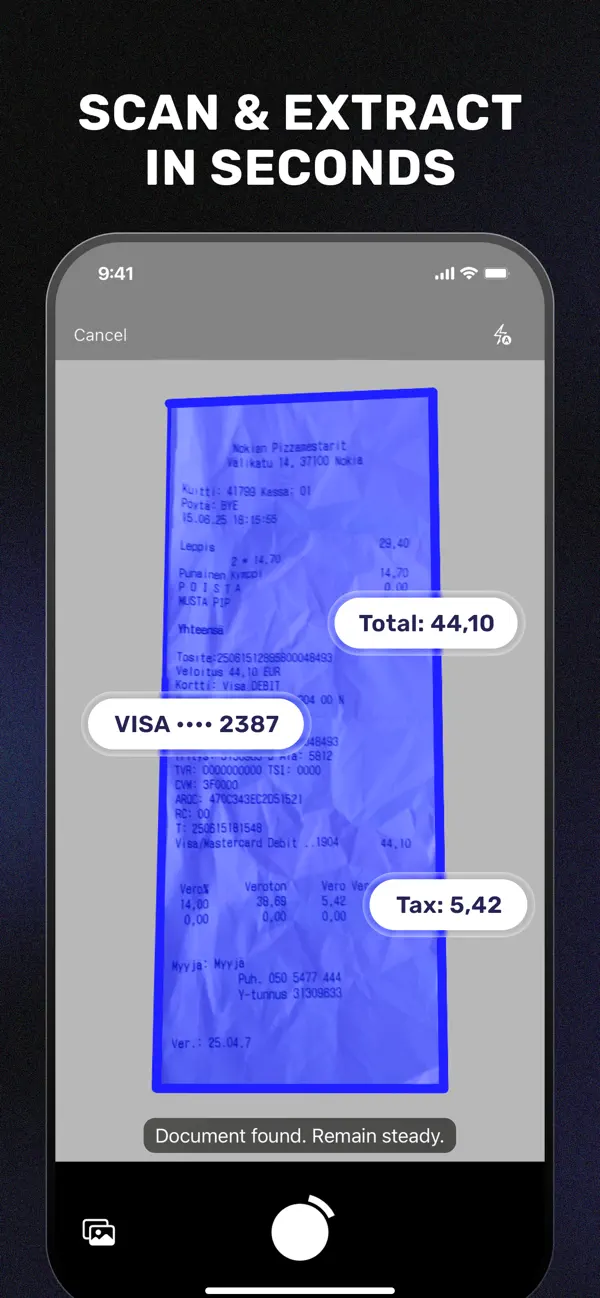 SparkReceipt: Expense Scanner screenshot 2