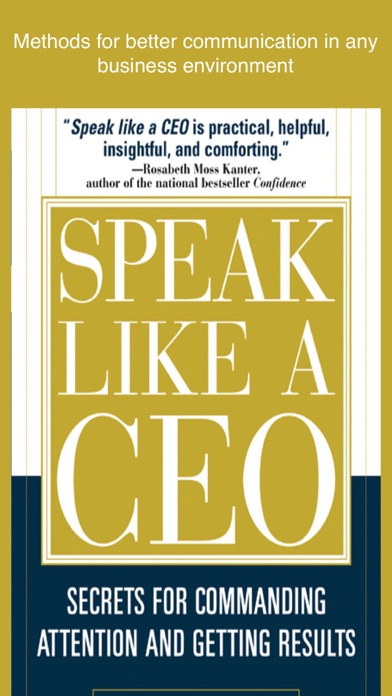 Speak Like a CEO (McGraw Hill) screenshot 5