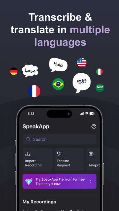 SpeakApp AI: Voice Notes screenshot 3