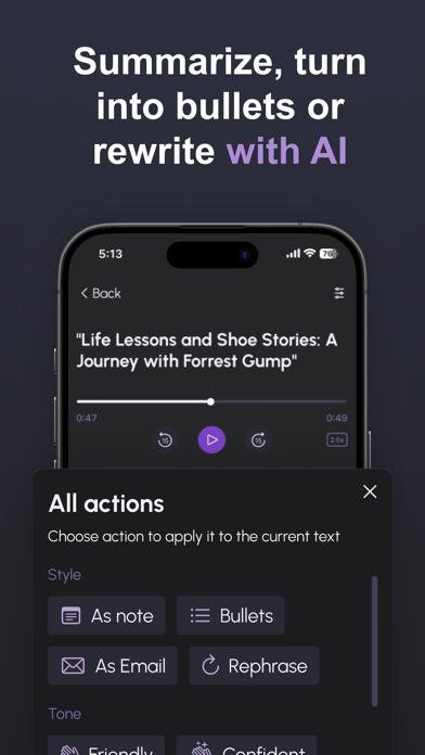 SpeakApp AI: Voice Notes screenshot 4