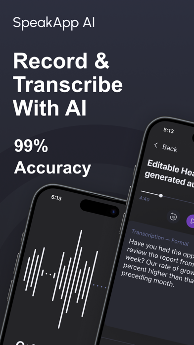 SpeakApp AI: Voice Notes screenshot 7