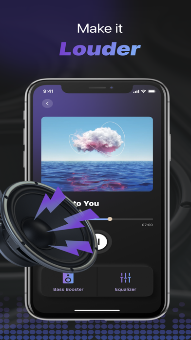 Speaker Volume: Bass Booster screenshot 1