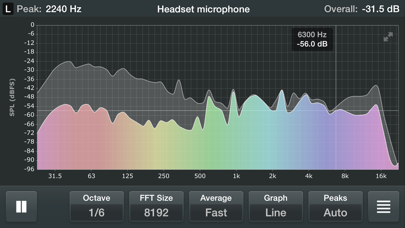 Spectrum Analyzer RTA screenshot 4
