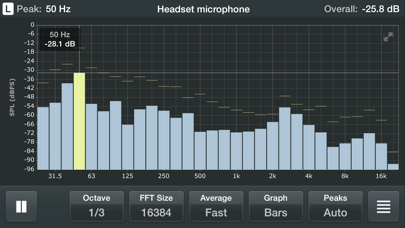Spectrum Analyzer RTA screenshot 3