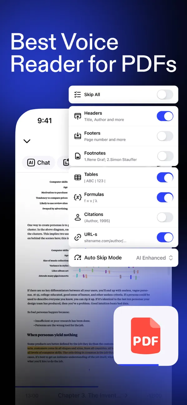 Speechify – Text to Speech PDF screenshot 1