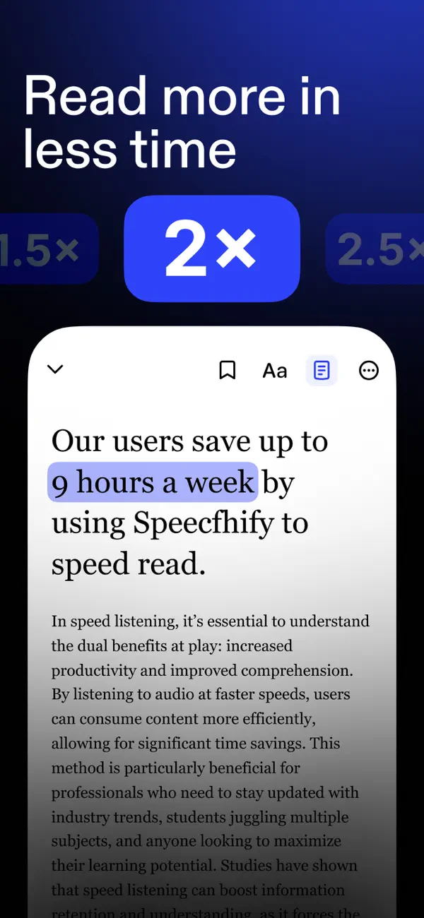 Speechify – Text to Speech PDF screenshot 2