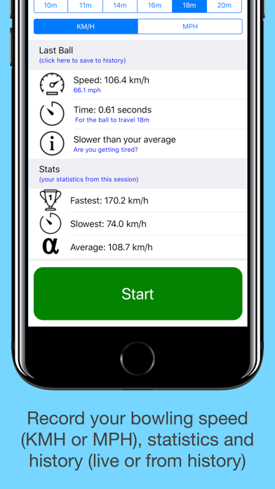 Speed Gun For Cricket screenshot 2
