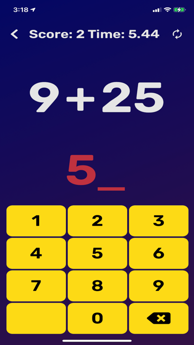 Speed Math - Human Calculator screenshot 1