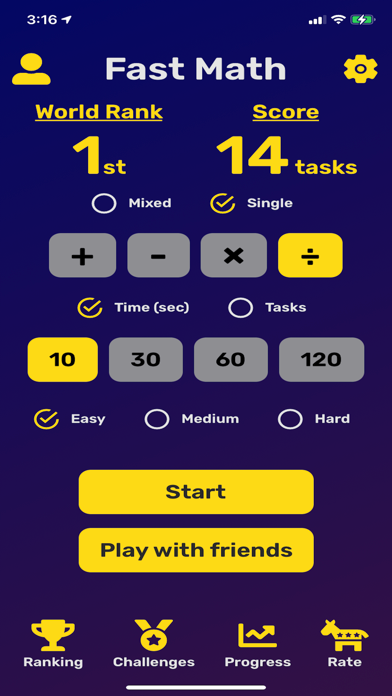 Speed Math - Human Calculator screenshot 3
