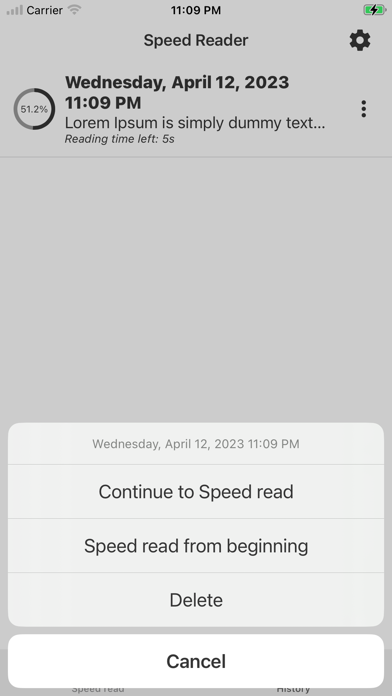 Speed Reader for Speed Reading screenshot 2