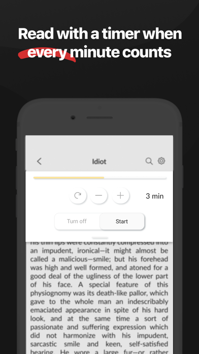 Speed reading: Book reader app screenshot 3