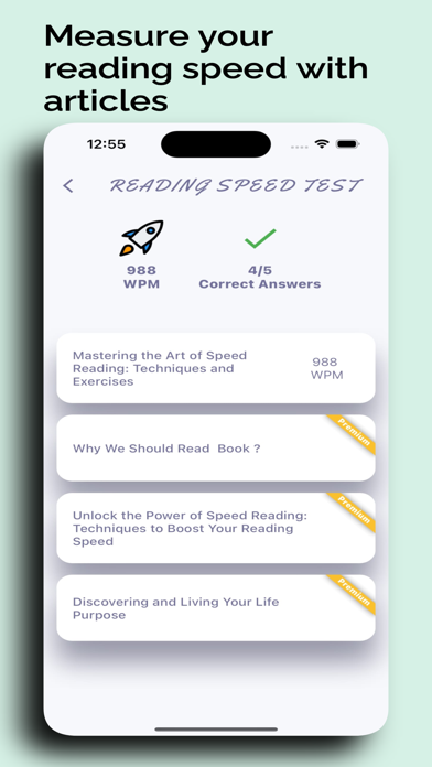 Speed reading -  Reader screenshot 2