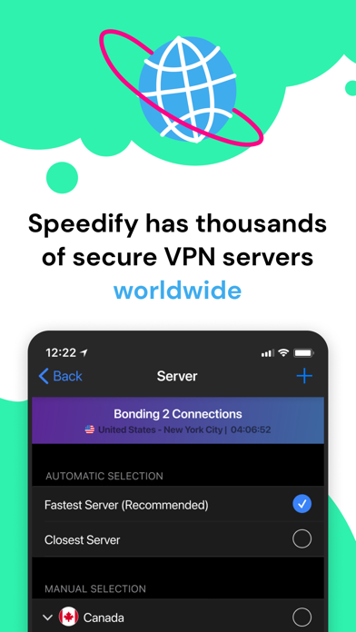 Speedify: Unbreakable VPN screenshot 2