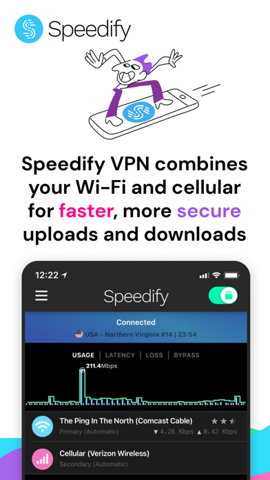 Speedify: Unbreakable VPN screenshot 8