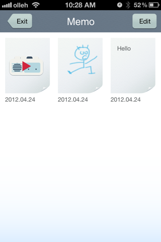 SpeedMemo(Text Voice Picture) screenshot 1