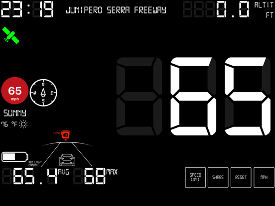 Speedmeter mph digital display screenshot 1
