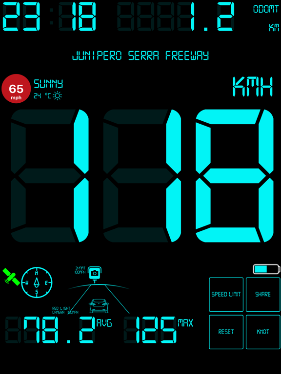 Speedmeter mph digital display screenshot 6