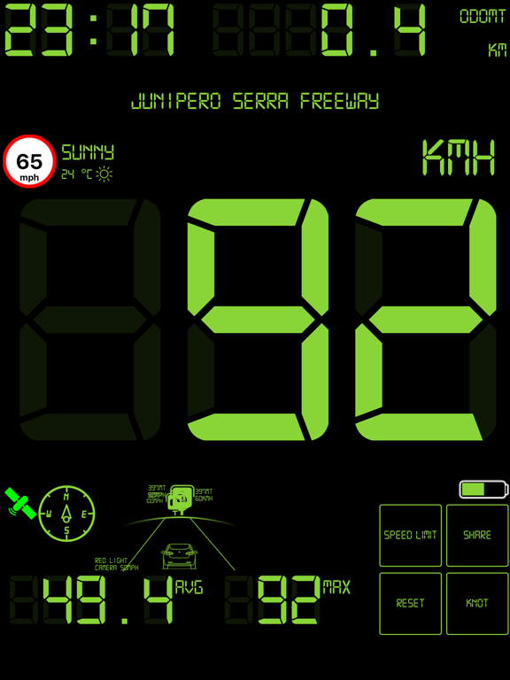 Speedmeter mph digital display screenshot 8