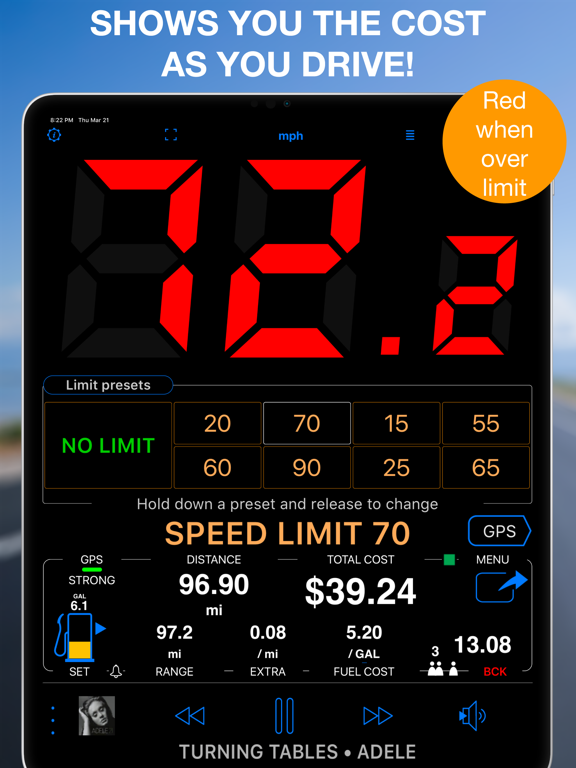 Speedometer 55 Pro. GPS kit. screenshot 8