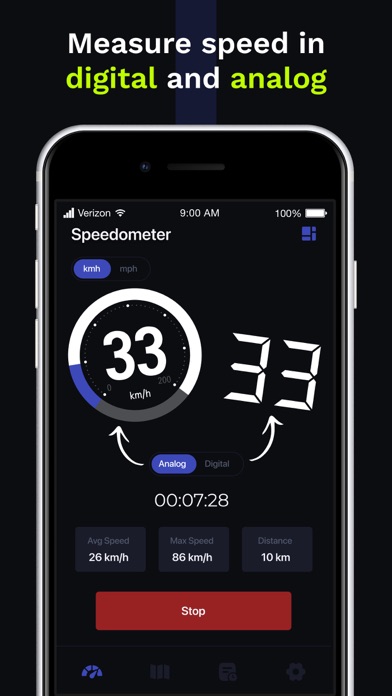 Speedometer MPH – GPS Odometer screenshot 3