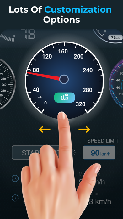 Speedometer: MPH Speed Tracker screenshot 4