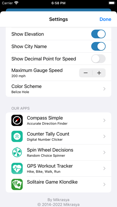 Speedometer Simple screenshot 2