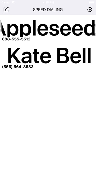Speedy Dialing screenshot 4