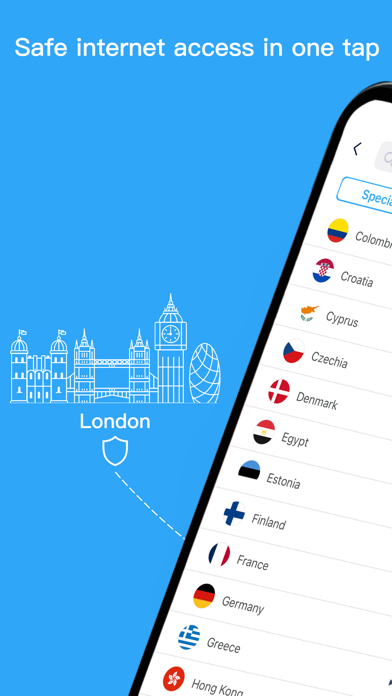 Speedy Quark VPN - VPN Proxy screenshot 5