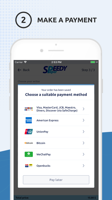 SpeedyPaper: Essay writer pros screenshot 4
