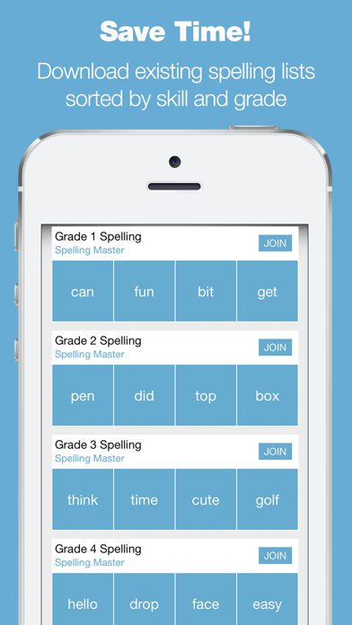 Spelling Bee Lists 1000+ Spelling Tests Grade 1-12 screenshot 4