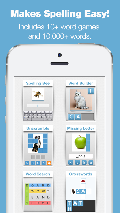 Spelling Bee Lists 1000+ Spelling Tests Grade 1-12 screenshot 5