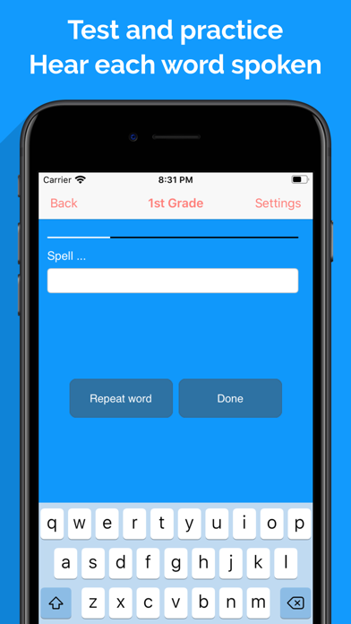 Spelling Notebook: Learn, Test screenshot 2