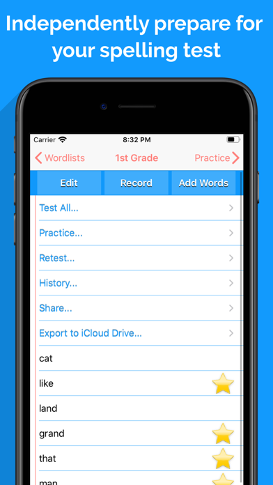 Spelling Notebook: Learn, Test screenshot 4