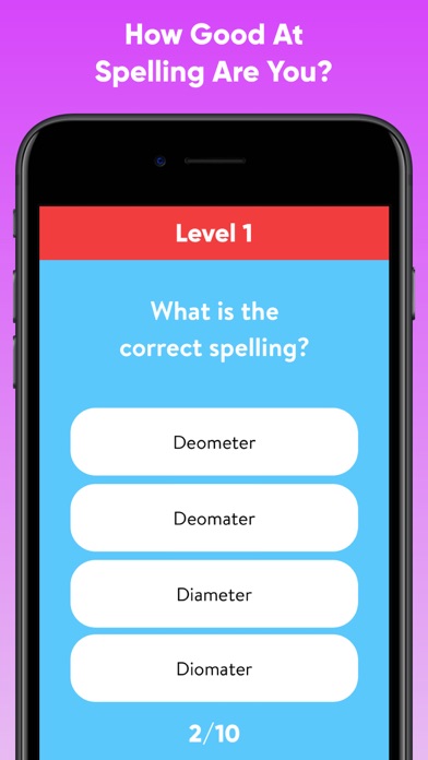 Spelling Test Quiz - Word Game screenshot 3