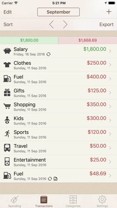 Spending Tracker screenshot 4