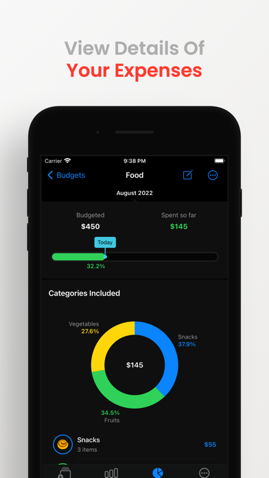 SpendNotes - Budget Tracker screenshot 3