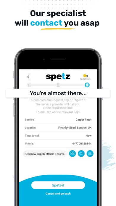 Spetz - Rated Specialists Now screenshot 2