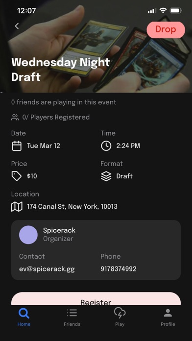 Spicerack - Find Tournaments screenshot 1