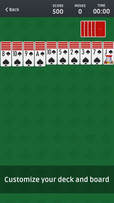 Spider Solitaire ∙ screenshot 3