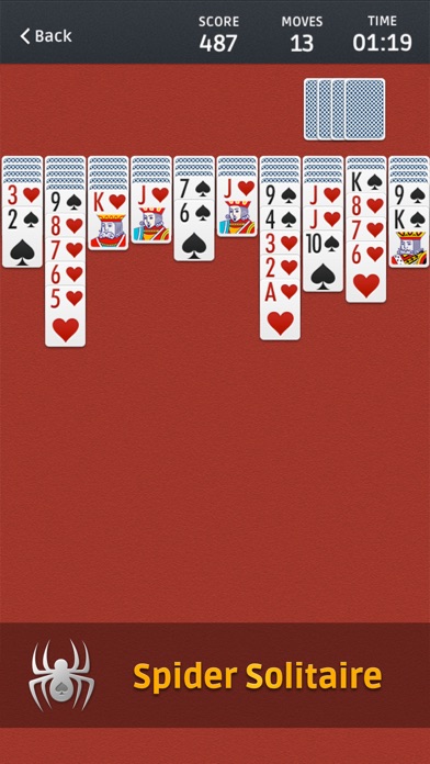 Spider Solitaire ∙ screenshot 4